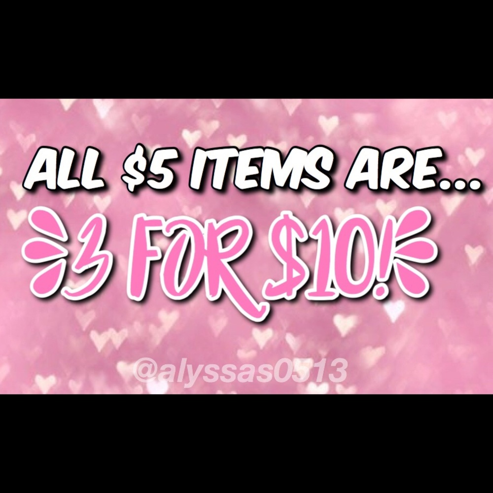 ✨3 FOR $10 SALE✨